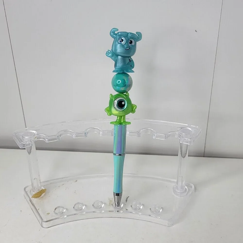 Disney Doorables Beaded Pen Mike Wazowski and Sulley from Monsters Inc